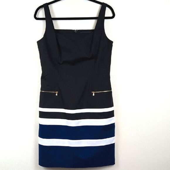 Lauren Ralph Lauren Sleeveless Black Sheath Mini Dress Size 10 - Picture 9 of 9